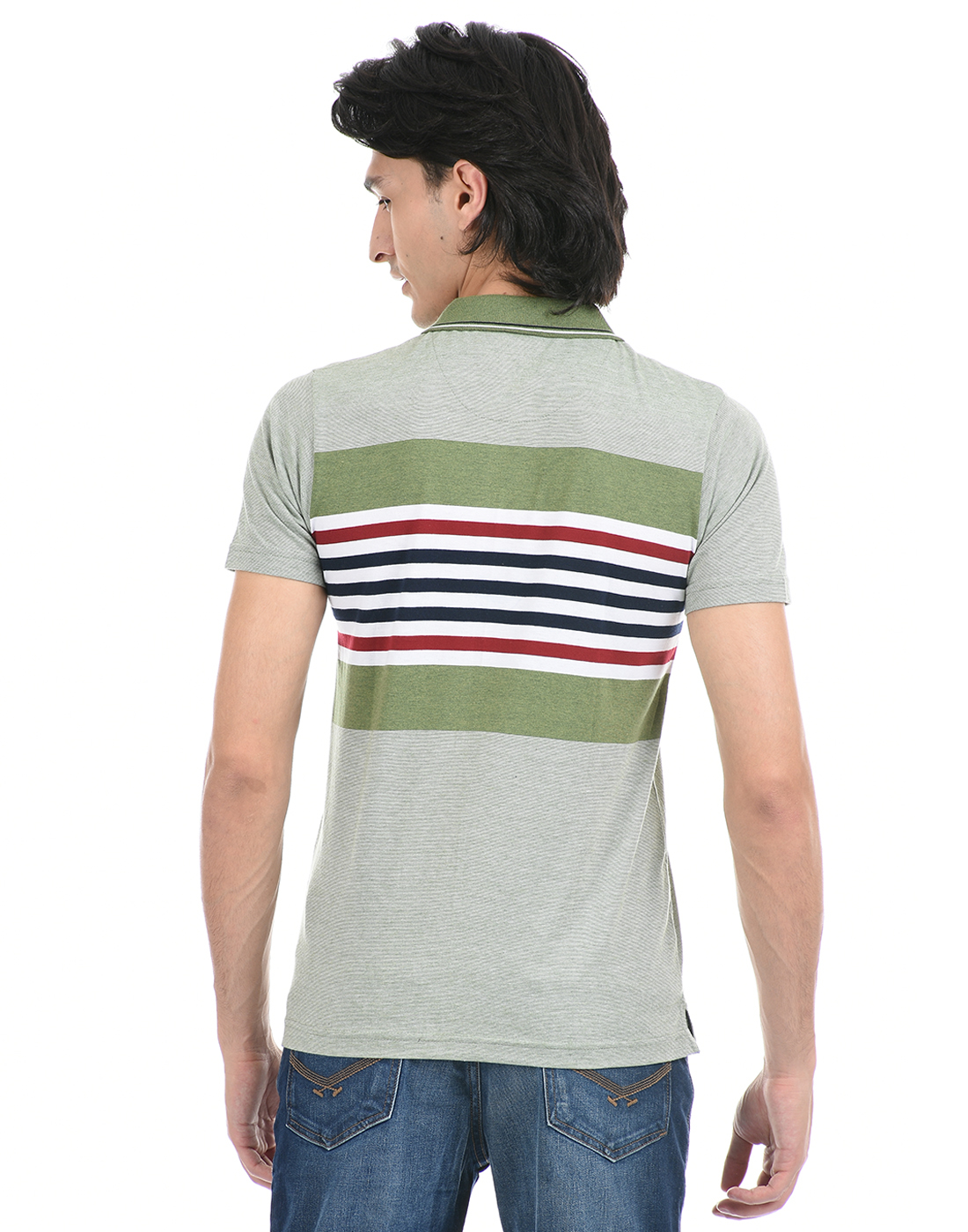 Cloak & Decker by Monte Carlo Men Green Polo Tshirt